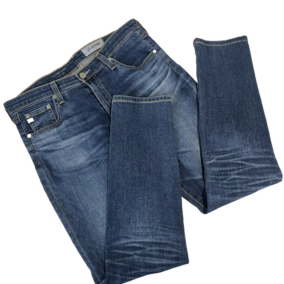 AG-ED Adriano Goldschmied Denim Jeans Pants size 30R The Prima Cigarette Ankle - Picture 1 of 9